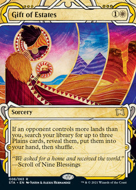 Gift of Estates (Foil Etched) [Strixhaven: School of Mages Mystical Archive] | Lots Moore NSW