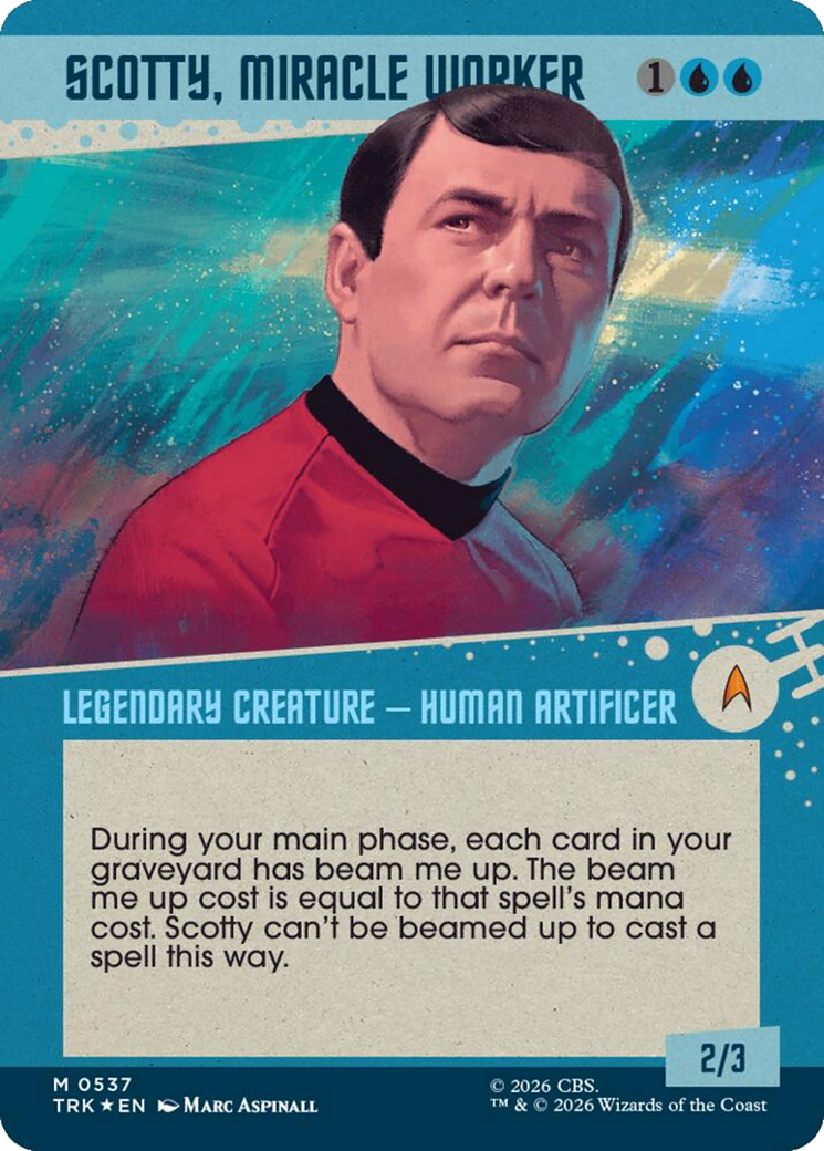 Scotty, Miracle Worker (Showcase) (Surge Foil) [Star Trek] | Lots Moore NSW