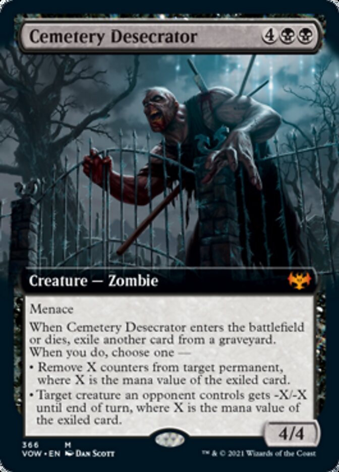 Cemetery Desecrator (Extended Art) [Innistrad: Crimson Vow] | Lots Moore NSW