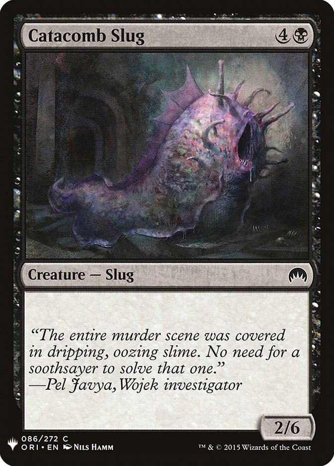 Catacomb Slug [Mystery Booster] | Lots Moore NSW