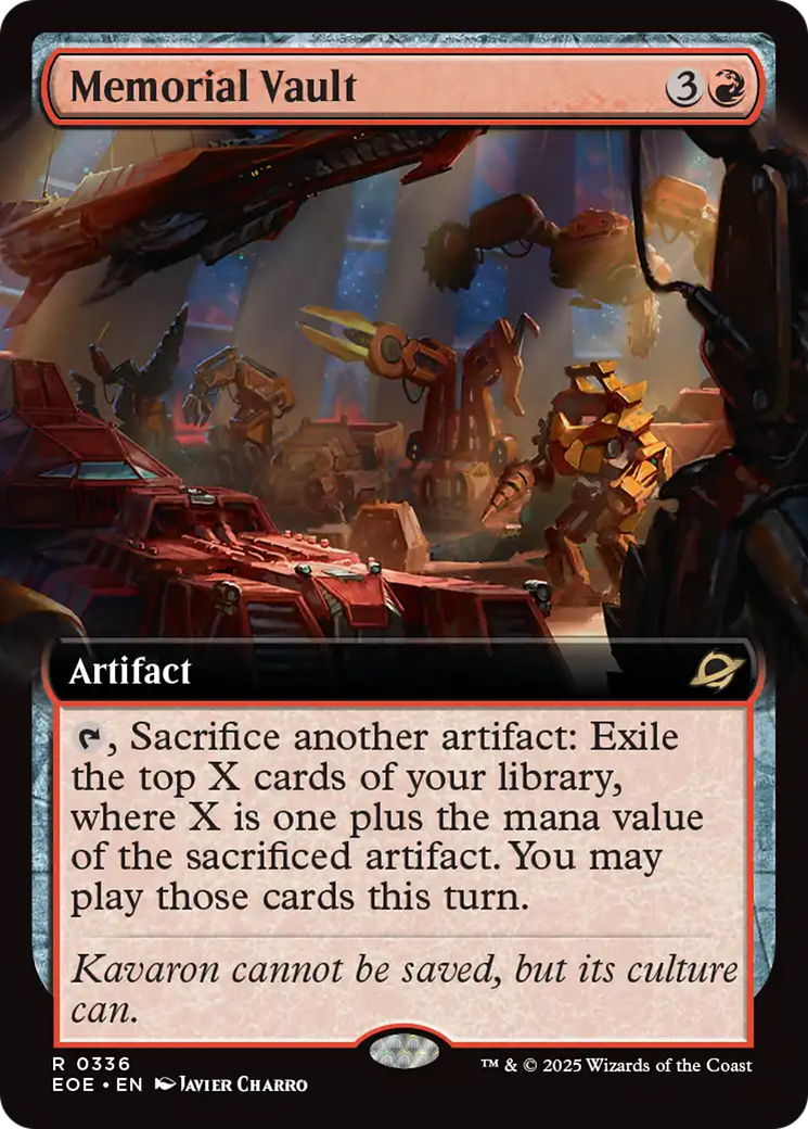 Memorial Vault (Extended Art) [Edge of Eternities] | Lots Moore NSW