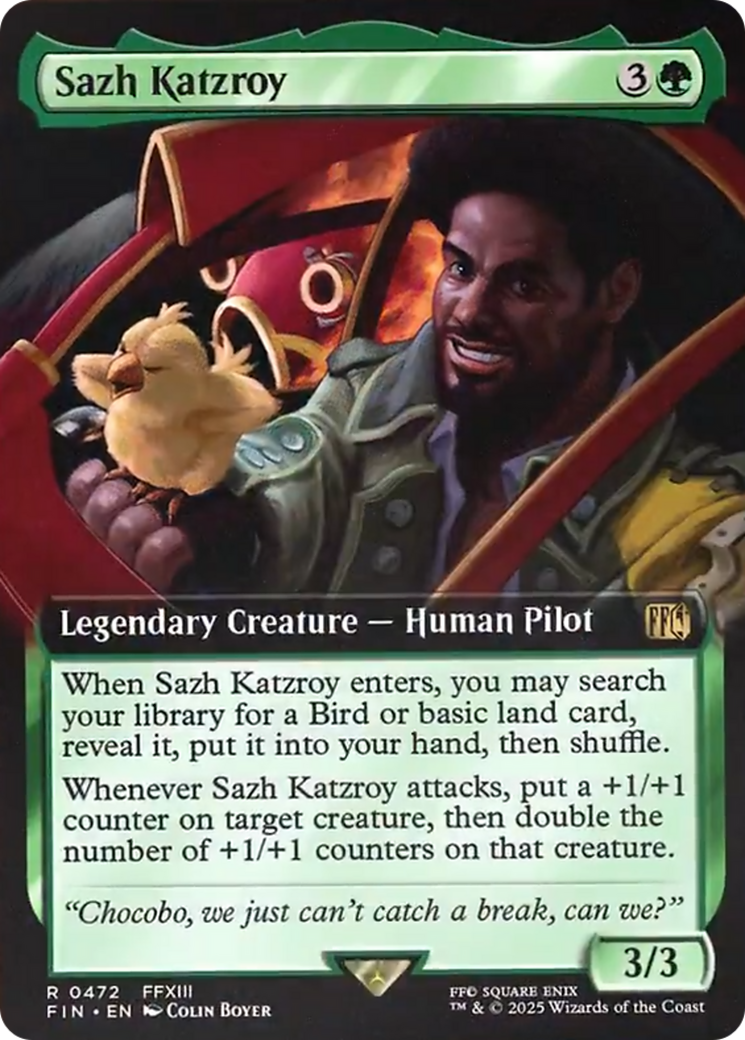 Sazh Katzroy (Extended Art) [FINAL FANTASY] | Lots Moore NSW