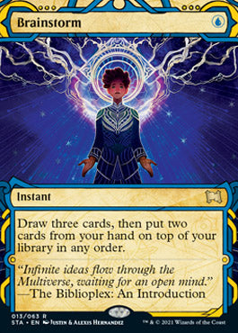 Brainstorm (Foil Etched) [Strixhaven: School of Mages Mystical Archive] | Lots Moore NSW