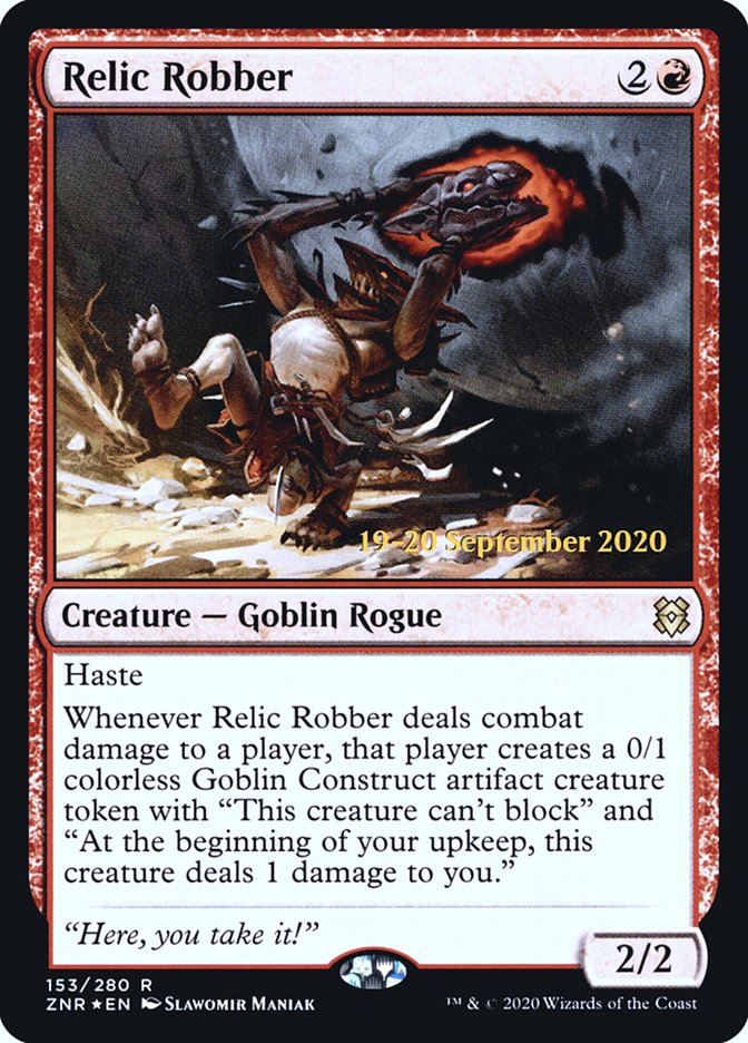 Relic Robber [Zendikar Rising Prerelease Promos] | Lots Moore NSW