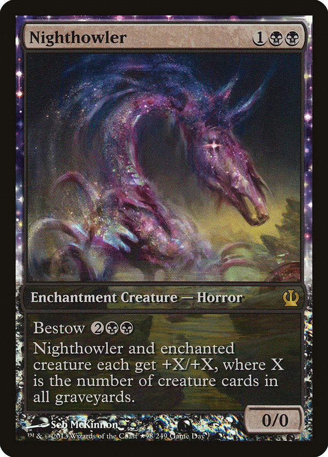 Nighthowler (Game Day) (Extended Art) [Theros Promos] | Lots Moore NSW