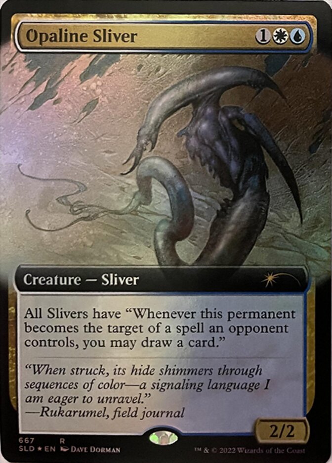 Opaline Sliver (Extended Art) [Secret Lair Drop Promos] | Lots Moore NSW