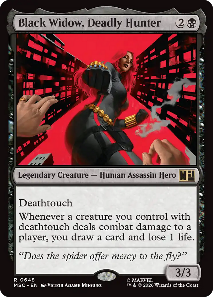 Black Widow, Deadly Hunter [Marvel Super Heroes Commander] | Lots Moore NSW