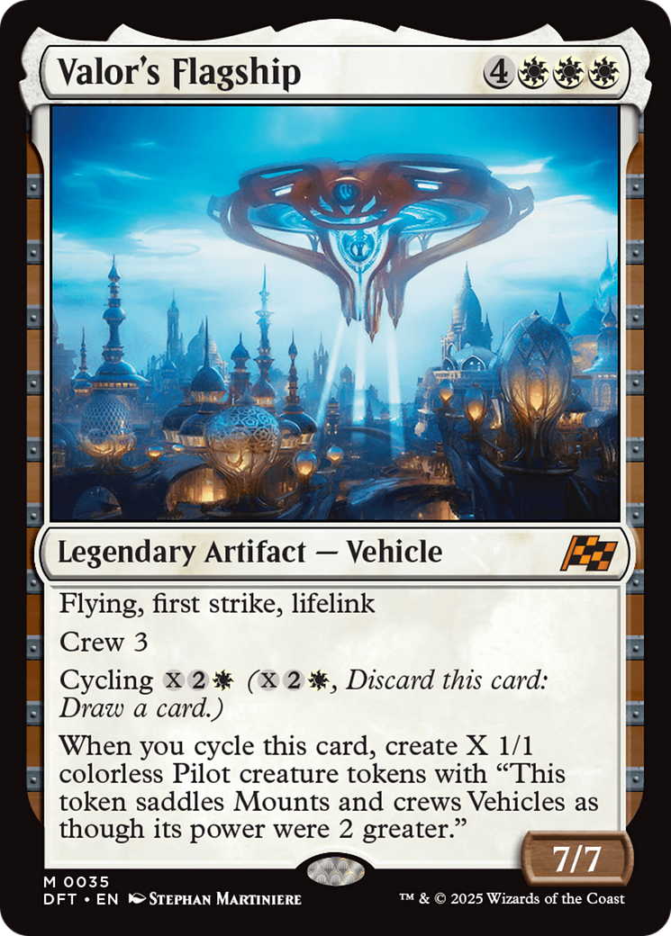 Valor's Flagship [Aetherdrift] | Lots Moore NSW