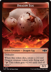 Dragon Egg // Dragon (0013) Double-Sided Token [Tarkir: Dragonstorm Commander Tokens] | Lots Moore NSW