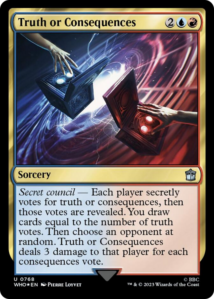Truth or Consequences (Surge Foil) [Doctor Who] | Lots Moore NSW