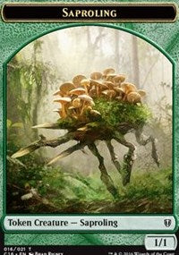 Saproling (016) // Saproling (017) Double-Sided Token [Commander 2016 Tokens] | Lots Moore NSW