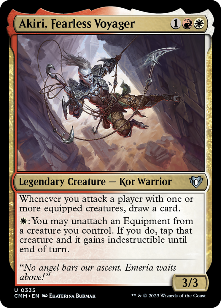 Akiri, Fearless Voyager [Commander Masters] | Lots Moore NSW