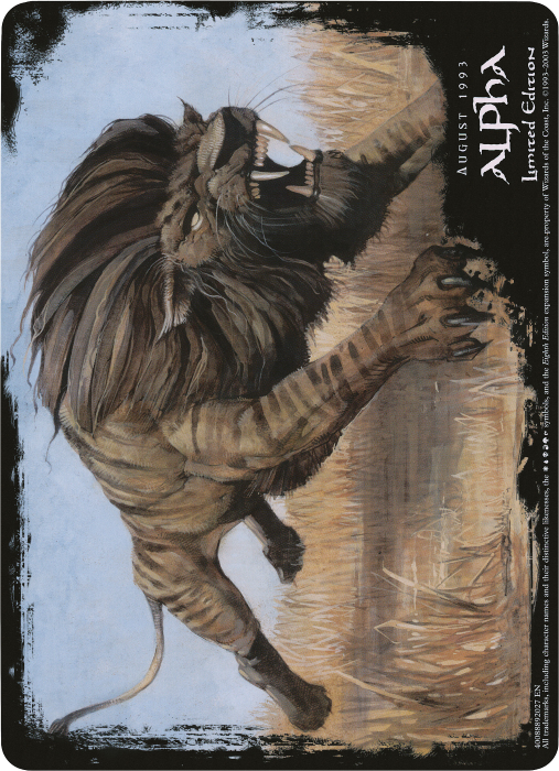 Savannah Lions (Oversized) [Eighth Edition Box Topper] | Lots Moore NSW