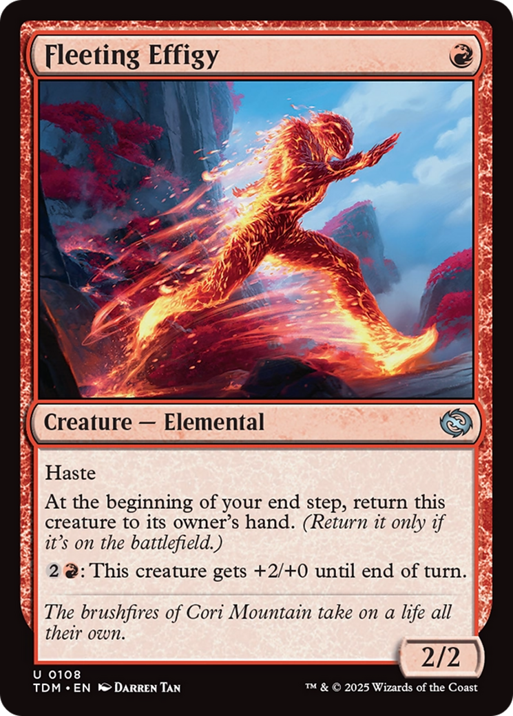Fleeting Effigy [Tarkir: Dragonstorm] | Lots Moore NSW