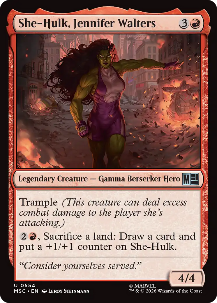 She-Hulk, Jennifer Walters [Marvel Super Heroes Commander] | Lots Moore NSW