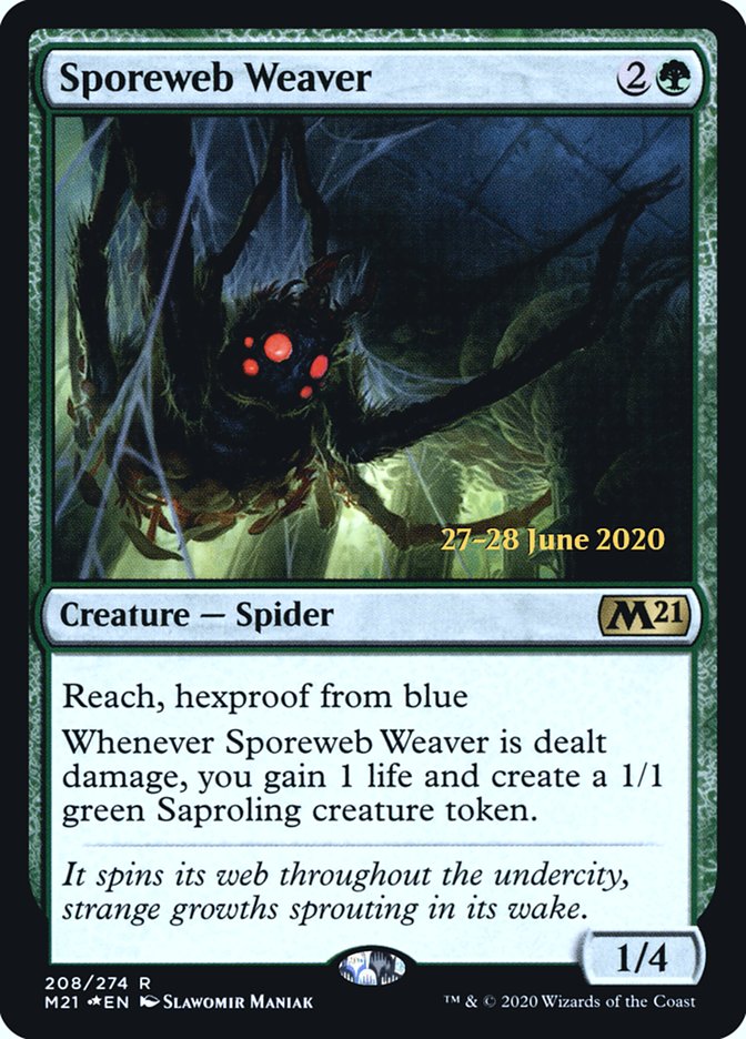 Sporeweb Weaver [Core Set 2021 Prerelease Promos] | Lots Moore NSW