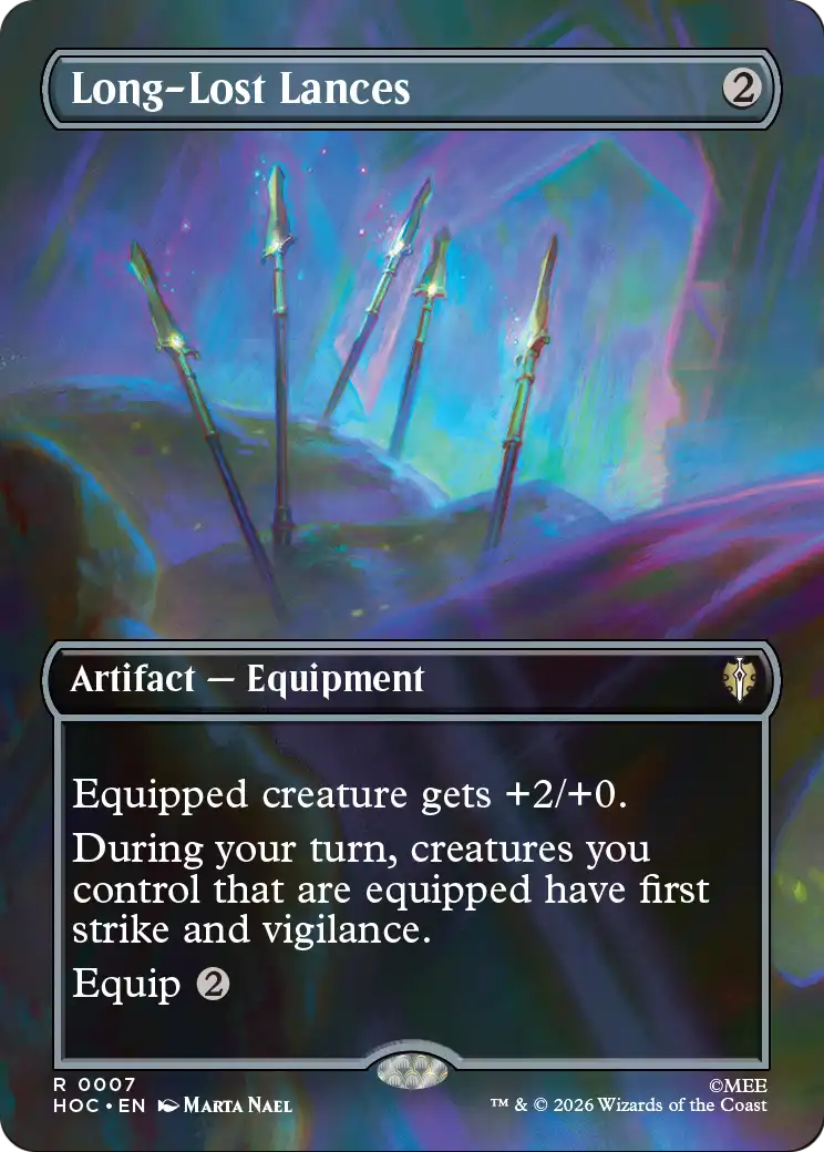 Long-Lost Lances (Borderless) [The Hobbit: Eternal-Legal] | Lots Moore NSW