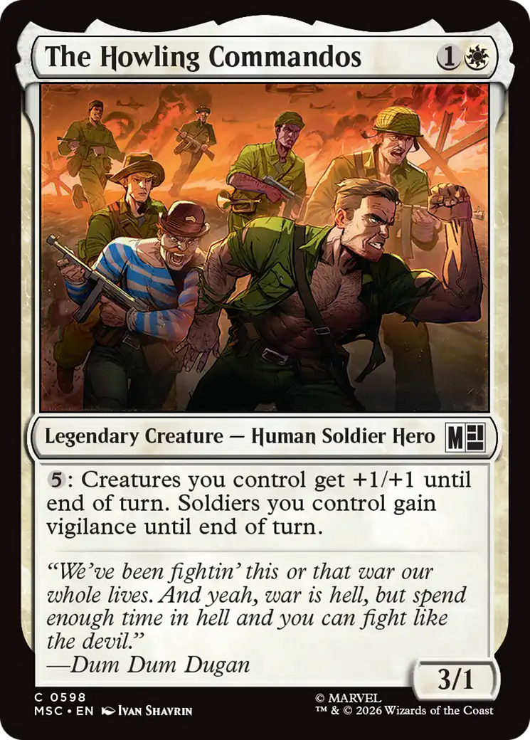 The Howling Commandos [Marvel Super Heroes Commander] | Lots Moore NSW