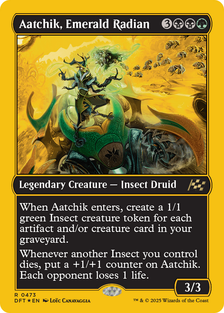Aatchik, Emerald Radian (First-Place Foil) [Aetherdrift] | Lots Moore NSW