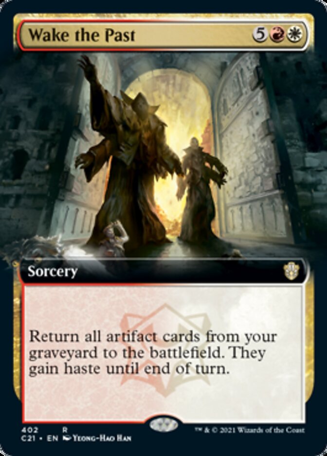 Wake the Past (Extended Art) [Commander 2021] | Lots Moore NSW