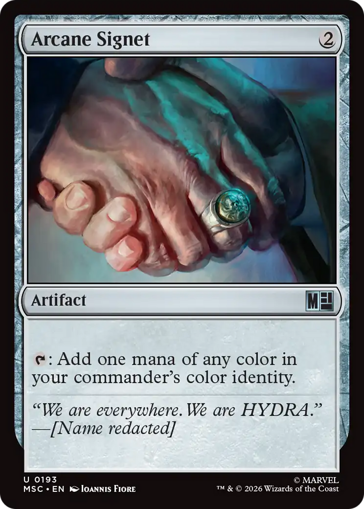 Arcane Signet (0193) (Surge Foil) [Marvel Super Heroes Commander] | Lots Moore NSW