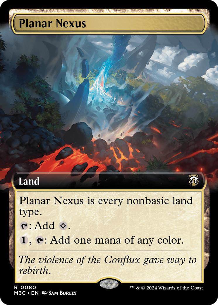 Planar Nexus (Extended Art) (Ripple Foil) [Modern Horizons 3 Commander] | Lots Moore NSW