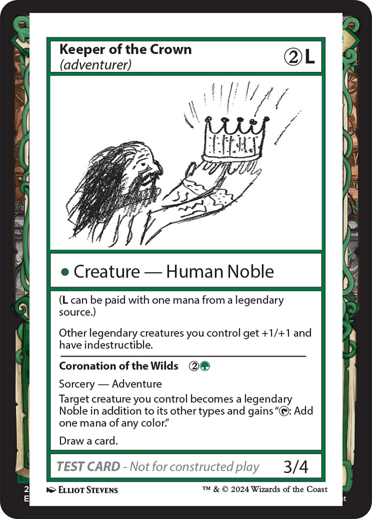 Keeper of the Crown (adventurer) [Mystery Booster 2 Playtest Cards] | Lots Moore NSW
