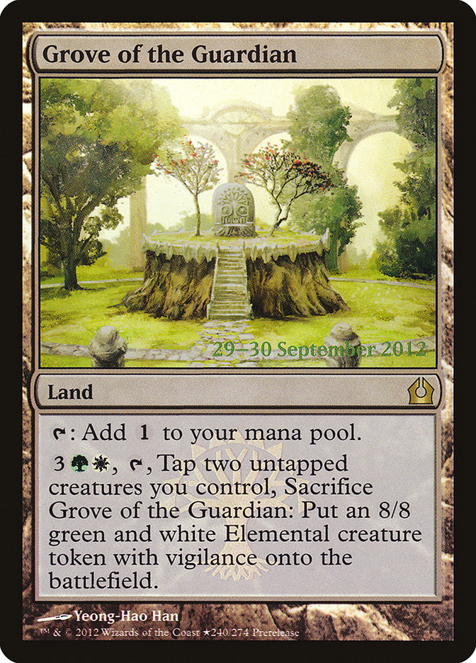 Grove of the Guardian [Return to Ravnica Prerelease Promos] | Lots Moore NSW