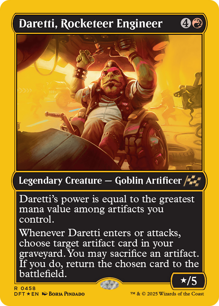Daretti, Rocketeer Engineer (First-Place Foil) [Aetherdrift] | Lots Moore NSW