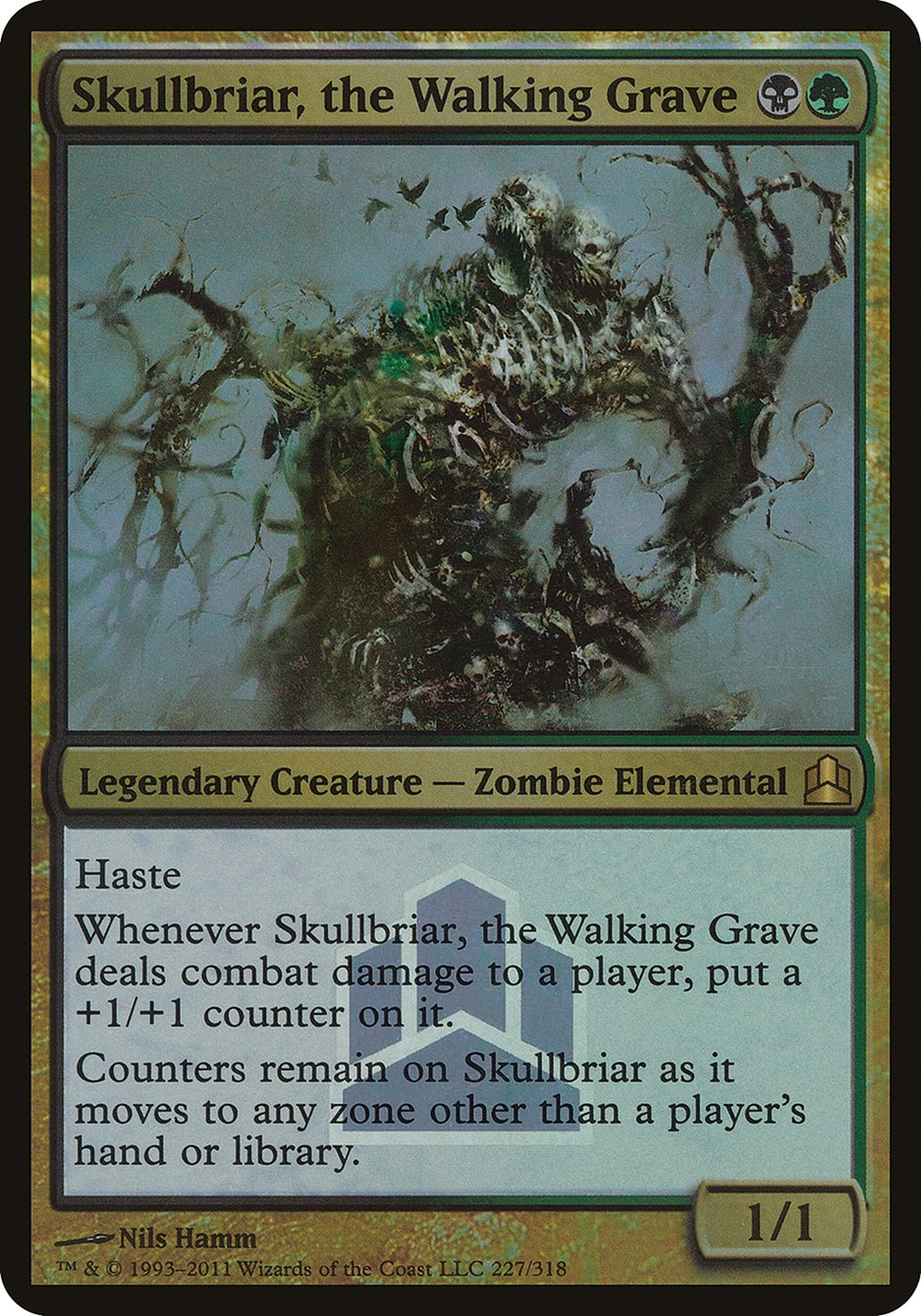 Skullbriar, the Walking Grave (Launch) (Oversized) [Commander 2011 Oversized] | Lots Moore NSW