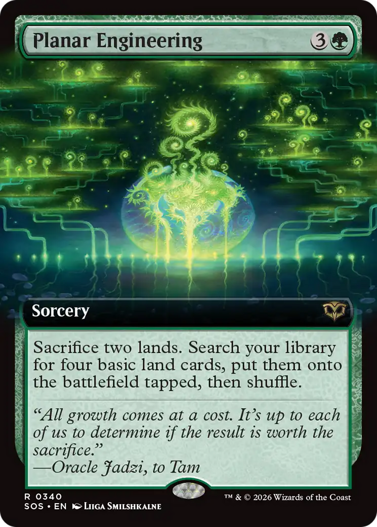Planar Engineering (Extended Art) [Secrets of Strixhaven] Magic: The Gathering | Lots Moore NSW