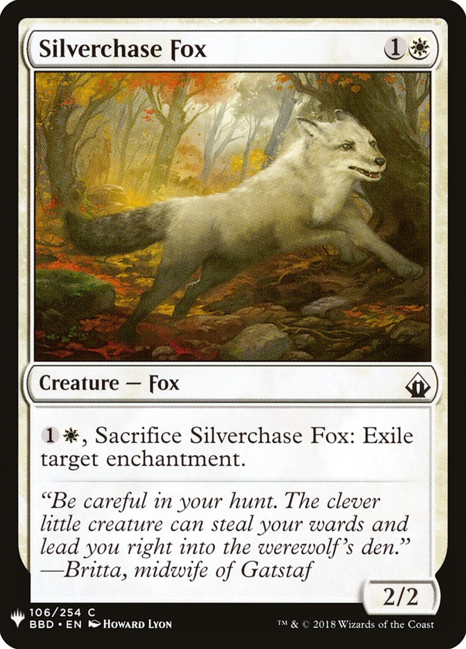Silverchase Fox [Mystery Booster] | Lots Moore NSW