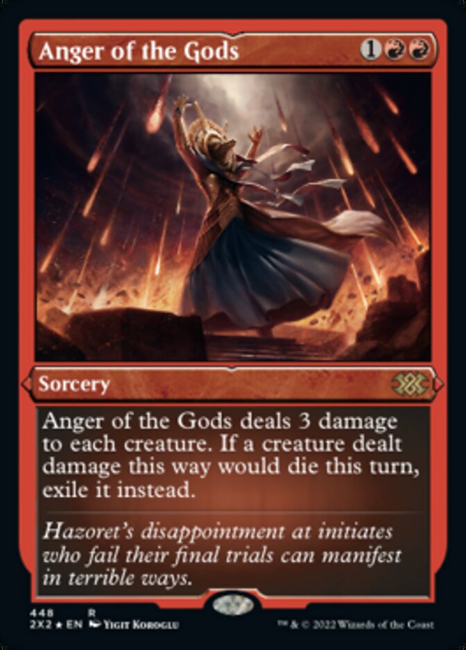Anger of the Gods (Foil Etched) [Double Masters 2022] | Lots Moore NSW