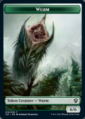 Wurm // Kraken Double-Sided Token [Commander 2021 Tokens] | Lots Moore NSW