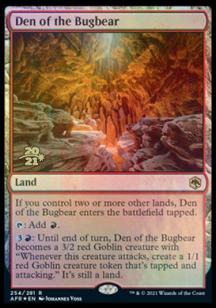 Den of the Bugbear [Dungeons & Dragons: Adventures in the Forgotten Realms Prerelease Promos] | Lots Moore NSW
