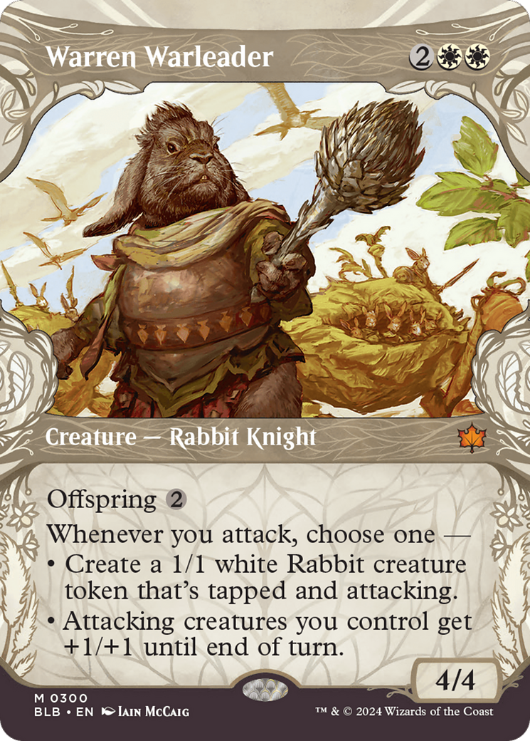 Warren Warleader (Showcase) [Bloomburrow] | Lots Moore NSW