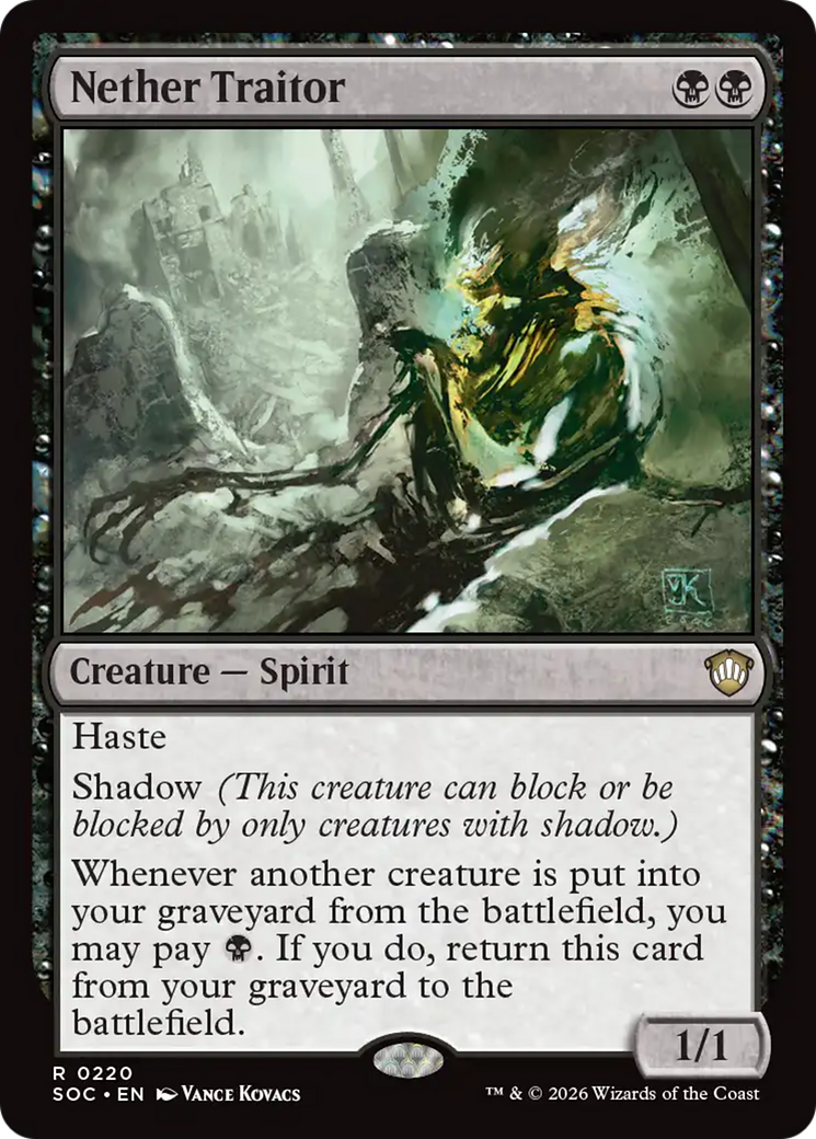 Nether Traitor [Secrets of Strixhaven Commander] | Lots Moore NSW