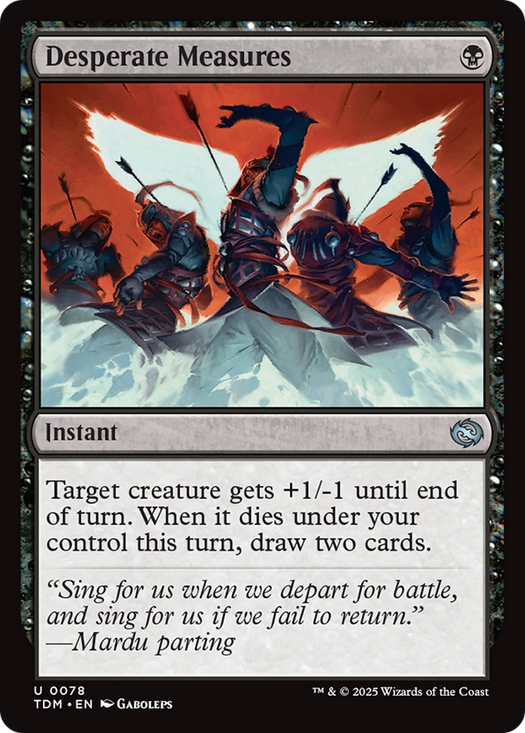 Desperate Measures [Tarkir: Dragonstorm] | Lots Moore NSW