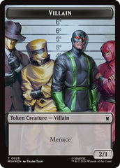 Villain // Robot Villain Double-Sided Token (025//026) (Surge Foil) [Marvel Super Heroes Tokens] | Lots Moore NSW