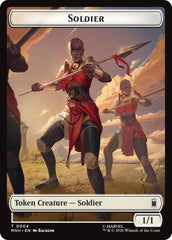 Soldier // Clue Double-Sided Token [Marvel Super Heroes Tokens] | Lots Moore NSW