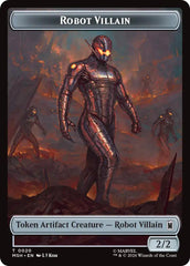 Hero // Robot Villain Double-Sided Token [Marvel Super Heroes Tokens] | Lots Moore NSW