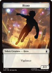 Hero // Robot Villain Double-Sided Token [Marvel Super Heroes Tokens] | Lots Moore NSW