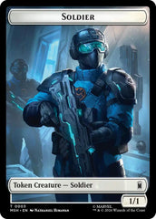 Villain // Soldier Double-Sided Token [Marvel Super Heroes Tokens] | Lots Moore NSW