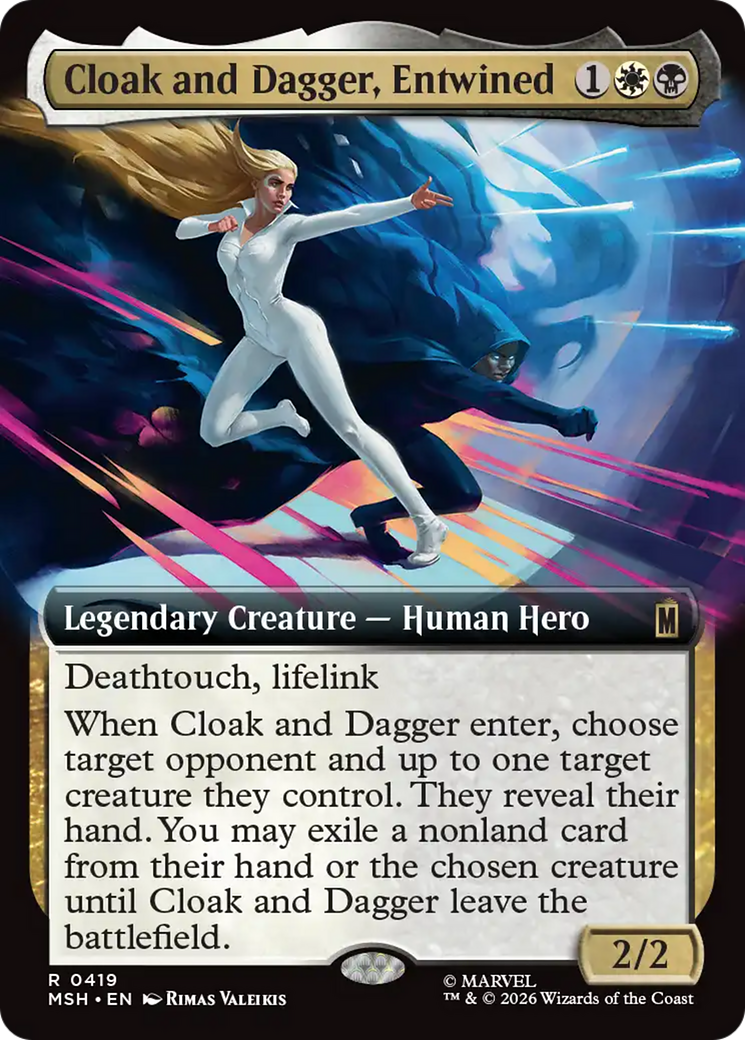 Cloak and Dagger, Entwined (Extended Art) [Marvel Super Heroes] | Lots Moore NSW