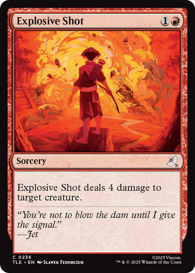 Explosive Shot [Avatar: The Last Airbender: Eternal-Legal] | Lots Moore NSW