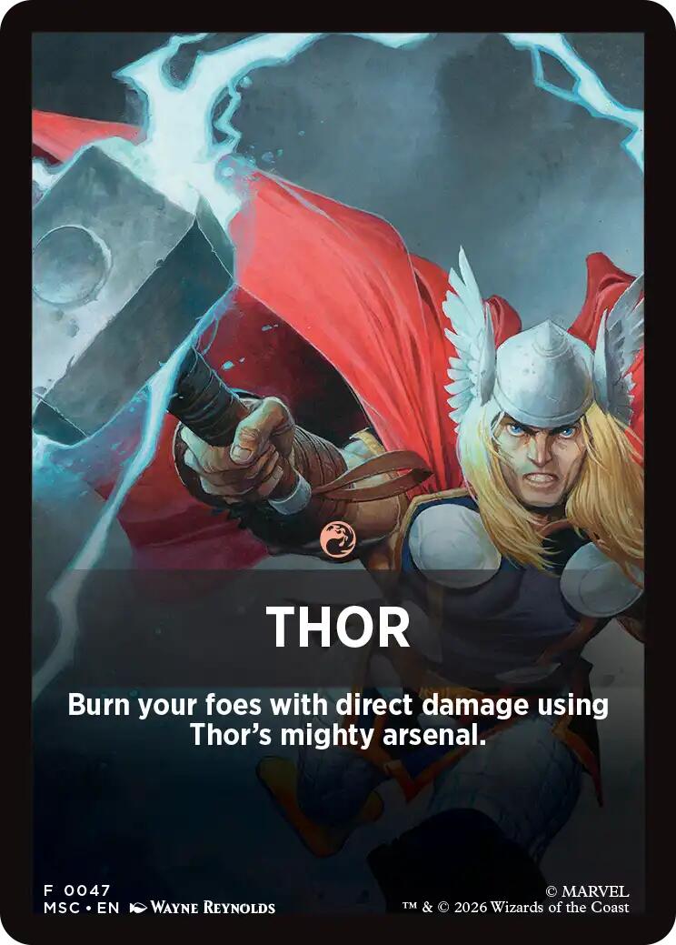 Thor Theme Card [Marvel Super Heroes Commander] | Lots Moore NSW