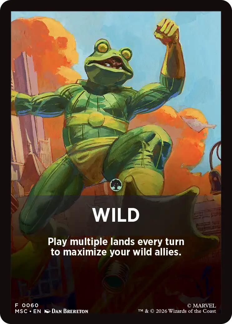 Wild Theme Card [Marvel Super Heroes Commander] | Lots Moore NSW