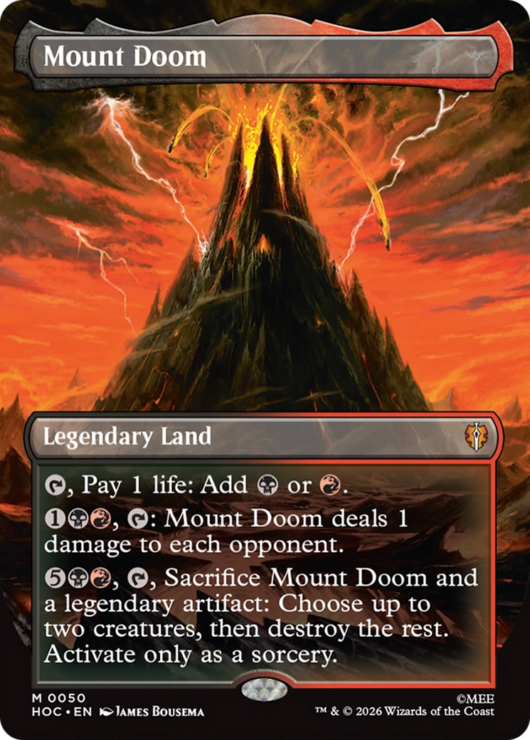 Mount Doom (Borderless) [The Hobbit: Eternal-Legal] | Lots Moore NSW