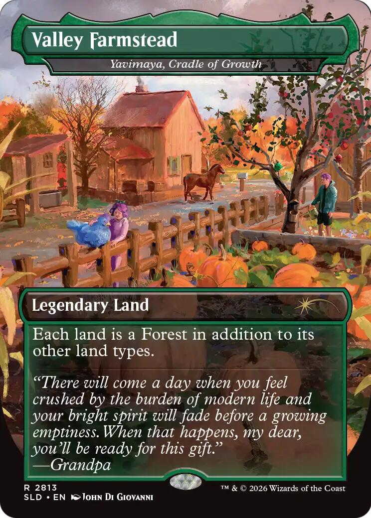 Valley Farmstead - Yavimaya, Cradle of Growth [Secret Lair Drop Series] | Lots Moore NSW