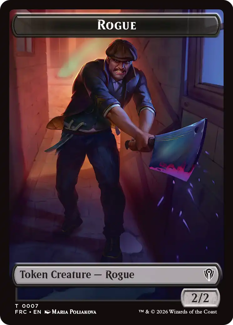 Insect // Rogue Double-Sided Token [Reality Fracture Commander Tokens] | Lots Moore NSW